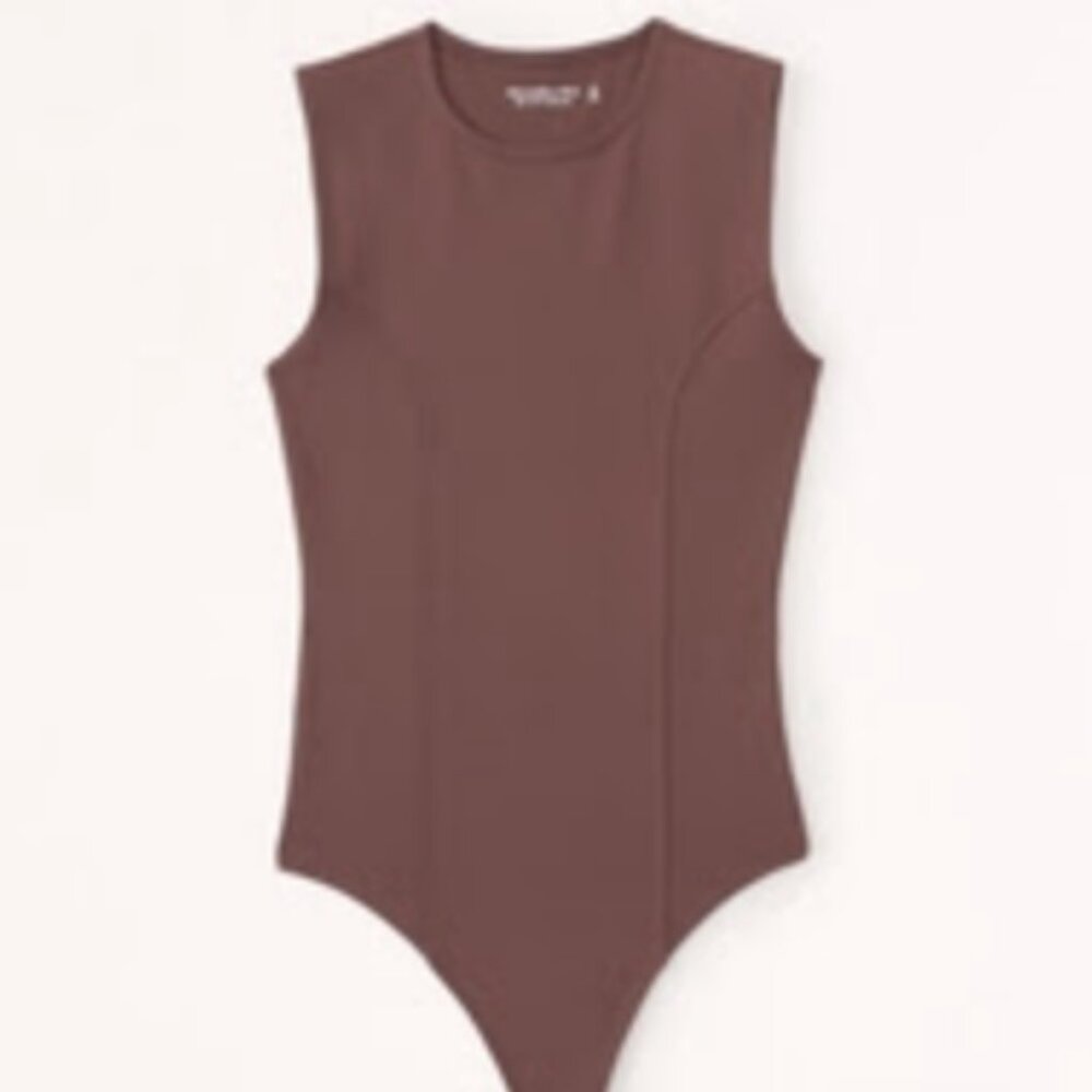 Abercrombie & Fitch Seamless Fabric Crew Tank Bodysuit